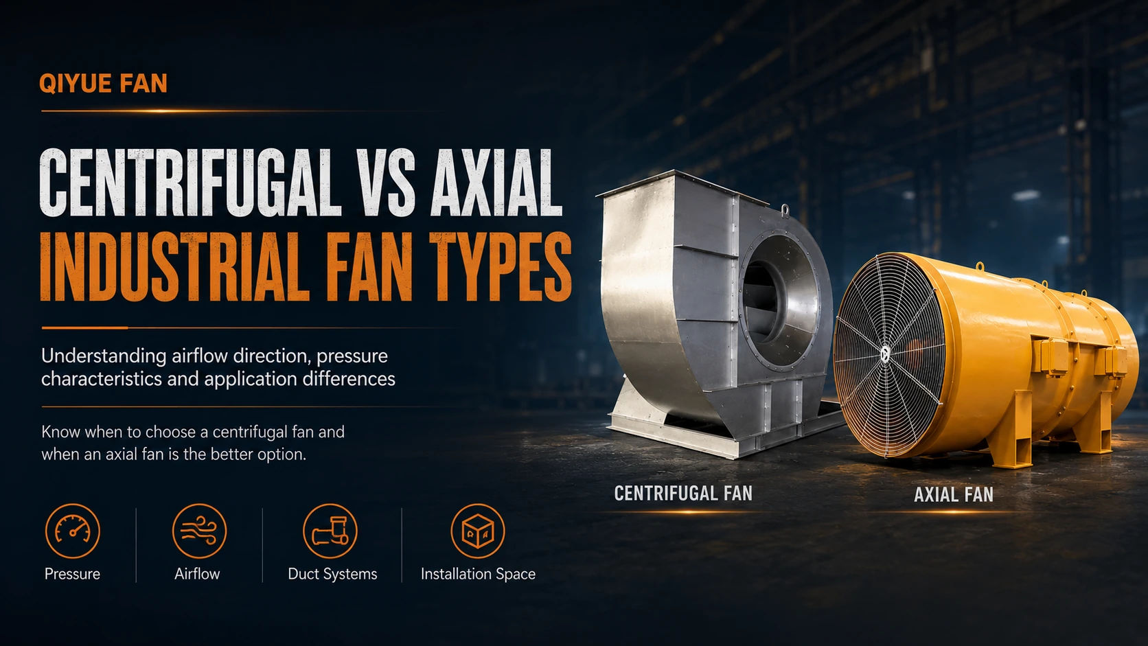 Industrial Fan Types: How Centrifugal And Axial Fans Work Industrial Fan Types: How Centrifugal And Axial Fans Work